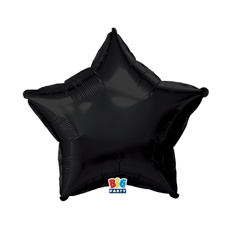 Palloncino Foil Stella 18″ Nero Metal