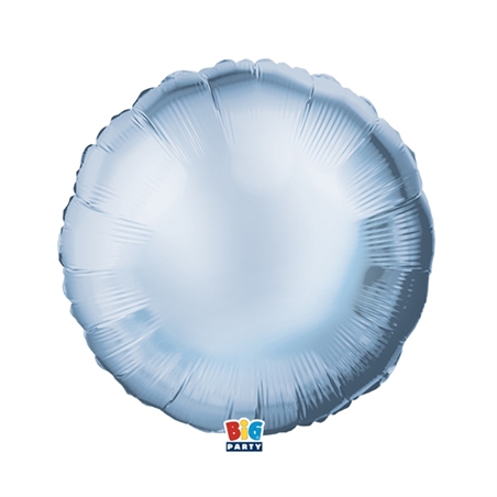 Palloncino Foil Tondo 18″ Celeste Baby Metal