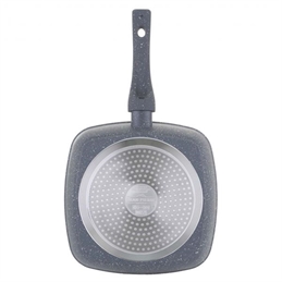 GRAN PIERRE BISTECCHIERA IN ALLUMINIO ANTIADERENTE EFFETTO STONE 25CM