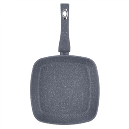 GRAN PIERRE BISTECCHIERA IN ALLUMINIO ANTIADERENTE EFFETTO STONE 25CM