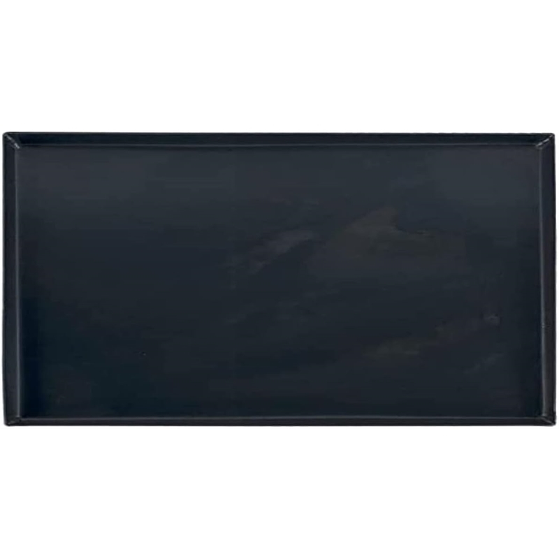 Pentole Agnelli Pasticceria e Pizza Teglia Rettangolare in Lamiera Blu, Blu, 50 x 35 cm