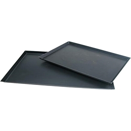 Pentole Agnelli Pasticceria e Pizza Teglia Rettangolare in Lamiera Blu, Blu, 50 x 35 cm