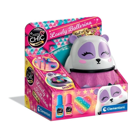 Ballerina Nails Art Panda