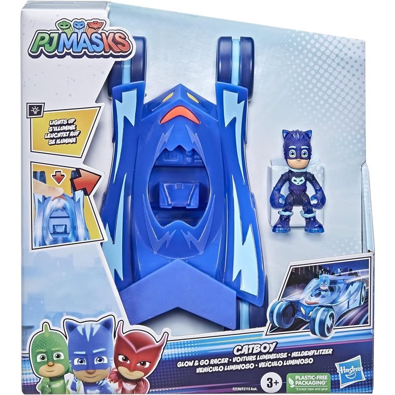 PJ Masks Glow and go racers Gatto Boy