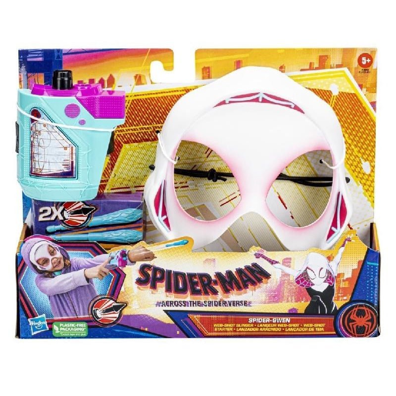 Spiderman Spider-Gwen Maschera con sparadardi
