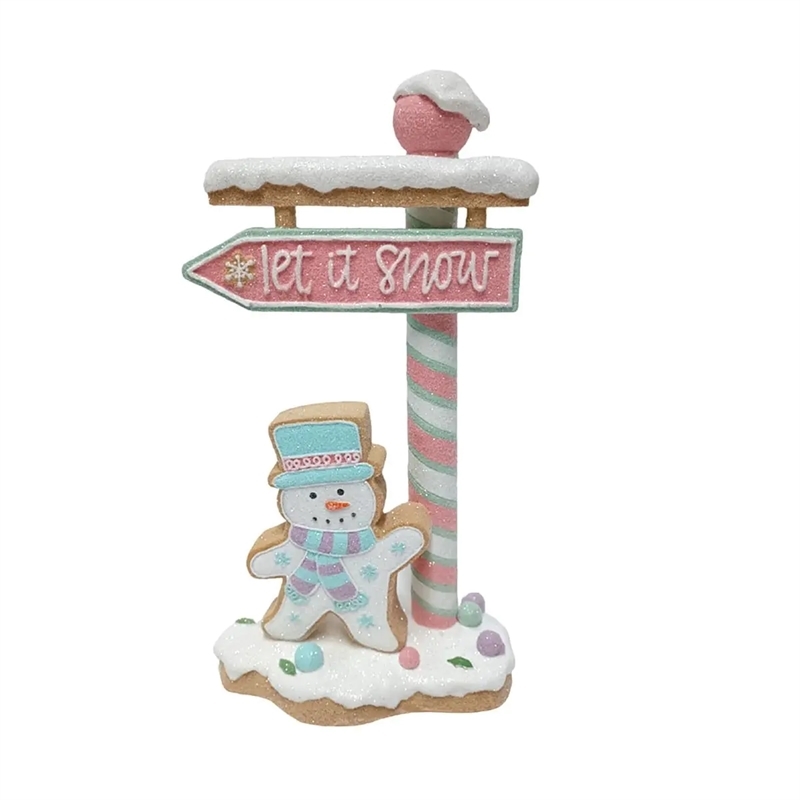 Pupazzo di Neve Natalizio Cake Design 14x7.5xh26cm