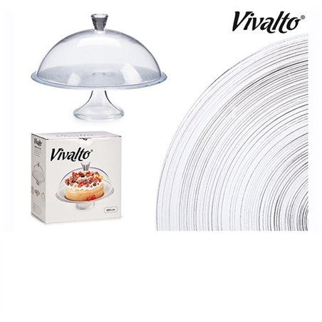 Alzata In Vetro Circle 33 Cm