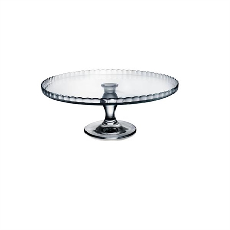 Alzata cm.32 vetro trasparente patisserie