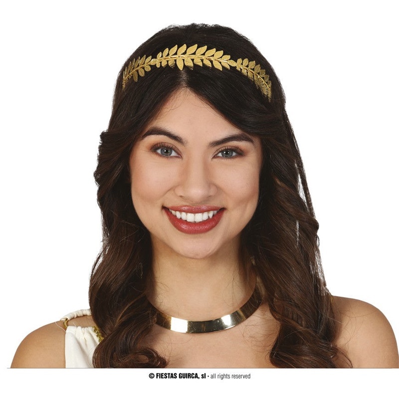Diadema Romano metallizzato