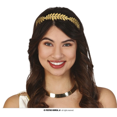 Diadema Romano metallizzato