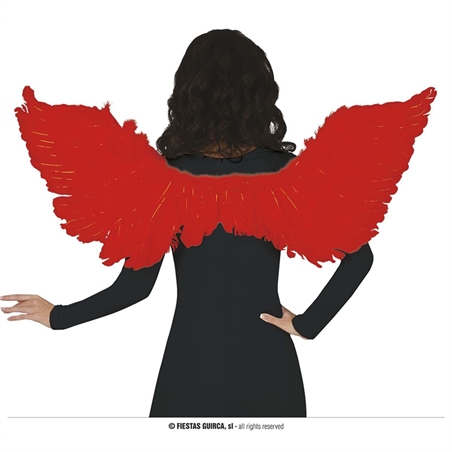 Ali piume rosse 106 cm