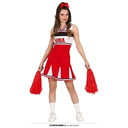 Costume Cheerleader rossa 14/16 anni