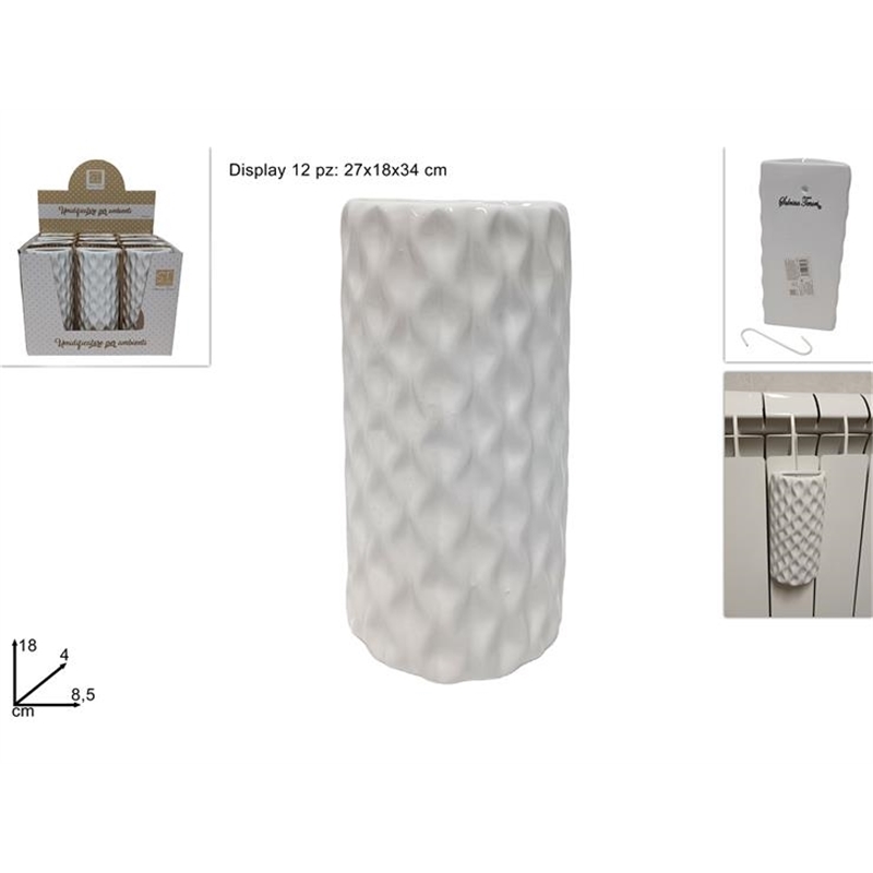 Umidificatore In Ceramica Bianco