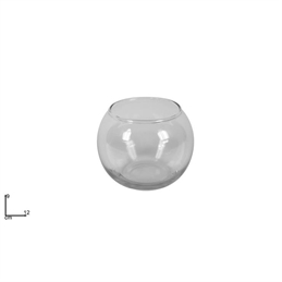 Vaso Palla Vetro 12 Cm