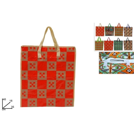 Borsa Spesa Con Cerniera 35x40x18