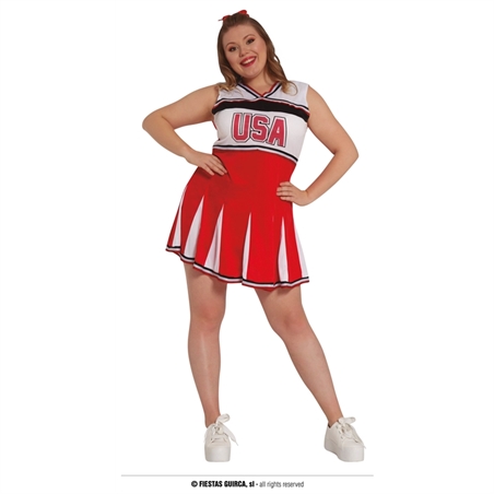 Costume Cheerleader rossa