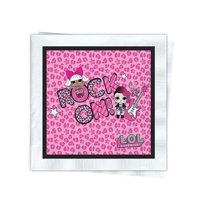 Tovaglioli 33x33 cm Lol Surprise 20 pz