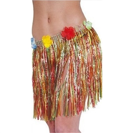 Gonnellino Hawaiano multicolore 32 cm