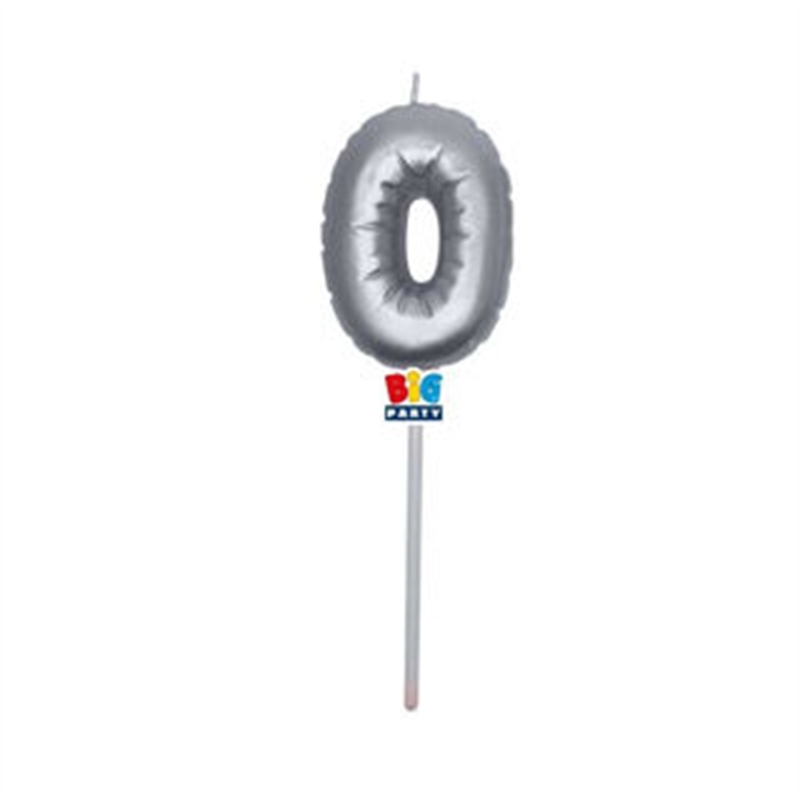 Candela Balloon Argento Metal cm.13
