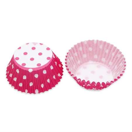 Pirottini Pois Fucsia 48 pezzi