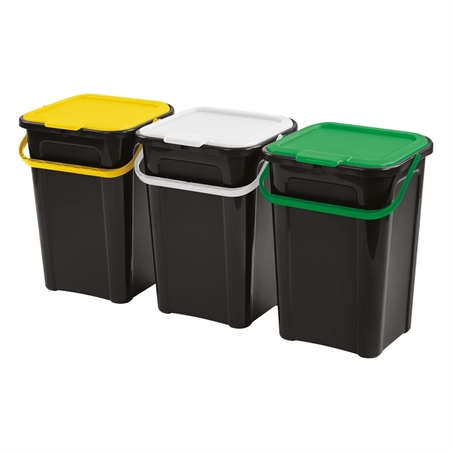 Set 3 Pattumiere 44 L