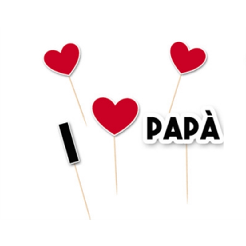 Cake Topper Cuore
