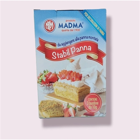 Fissante per Panna in bustine monodose da 10 gr