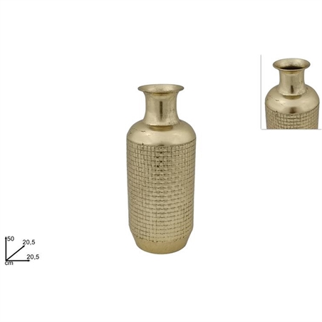 Vaso Metallo 20,5 x 50 Cm Oro