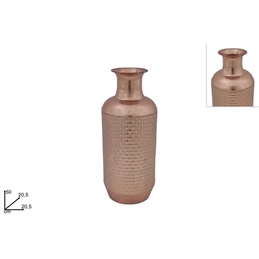 Vaso Metallo 20,5 x 50 Cm Rosa Antico 