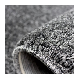 Tappeto Trend Da Salotto Moderno Tinta Unita Grigio Antracite 160 x 230