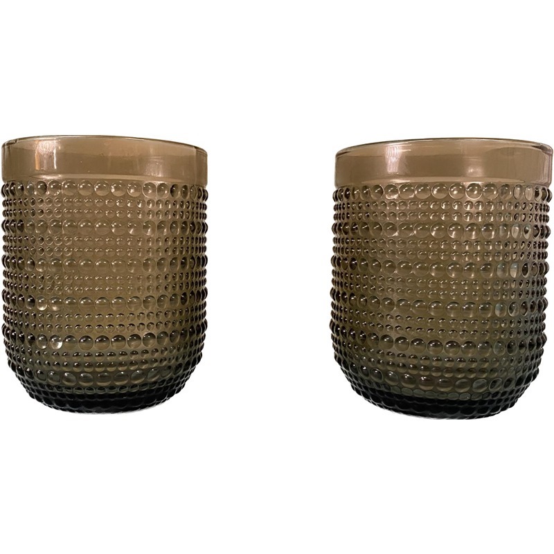 Set 6 Tumbler In Vetro Serenity Fumo