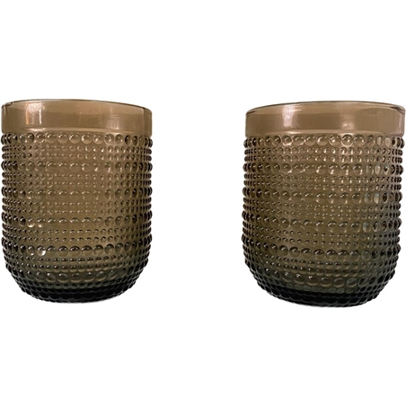 Set 6 Tumbler In Vetro Serenity Fumo
