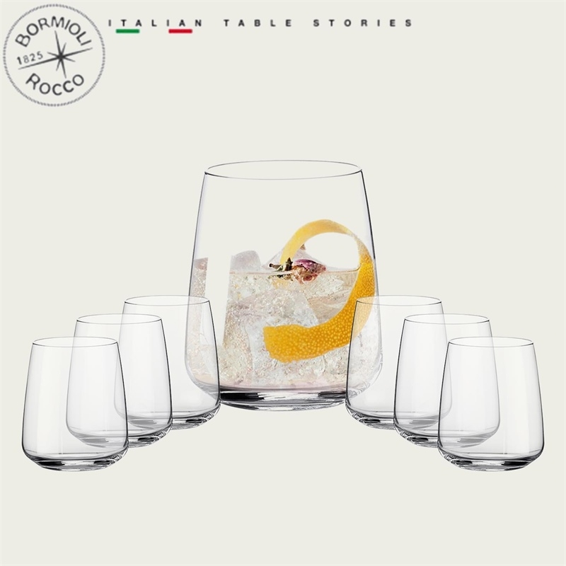 Set 6 Bicchieri Da Acqua Aurum - Capacità 37 Cl, Vetro Sottile, Design Elegante - Foto 7