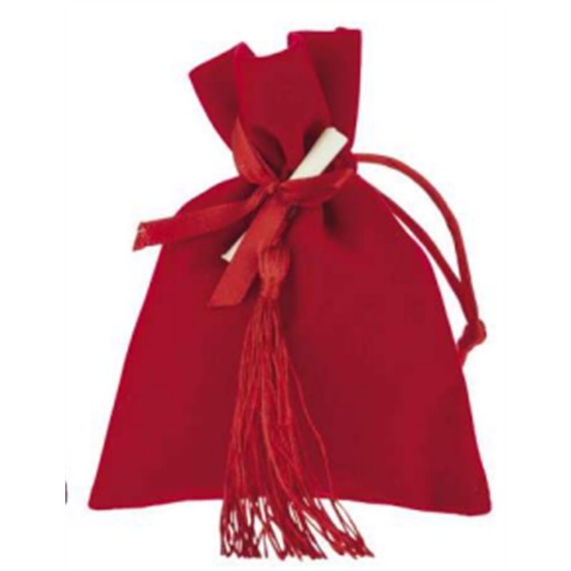 Sacchetto Lurea Rosso  Cm 9,5 x 11