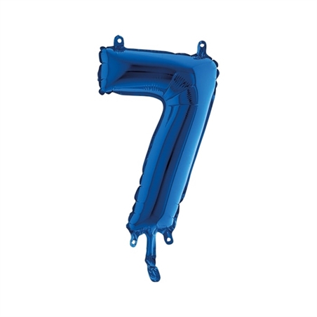 Palloncino Mylar Blu 14″ Numero 7