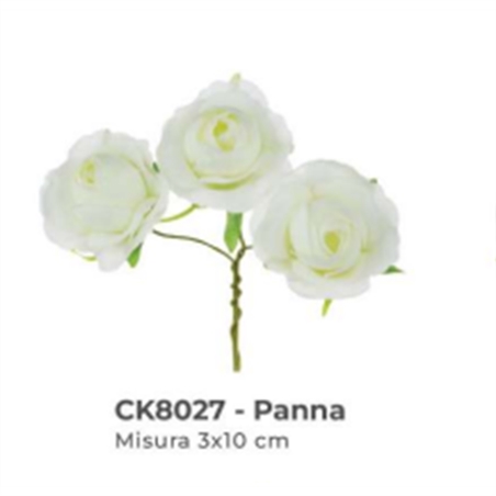 Roselline Per Bomboniera Crema