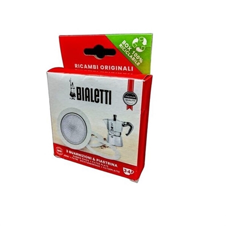 Confezione 3 Guarnizioni + 1 Piastrina 3/4 Tazze