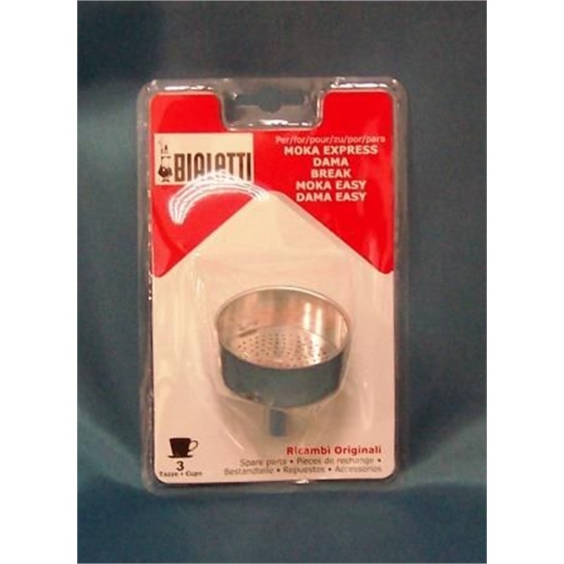 Bialetti Set Ricambi 1 Imbuto per Moka 3 Tazza Alluminio