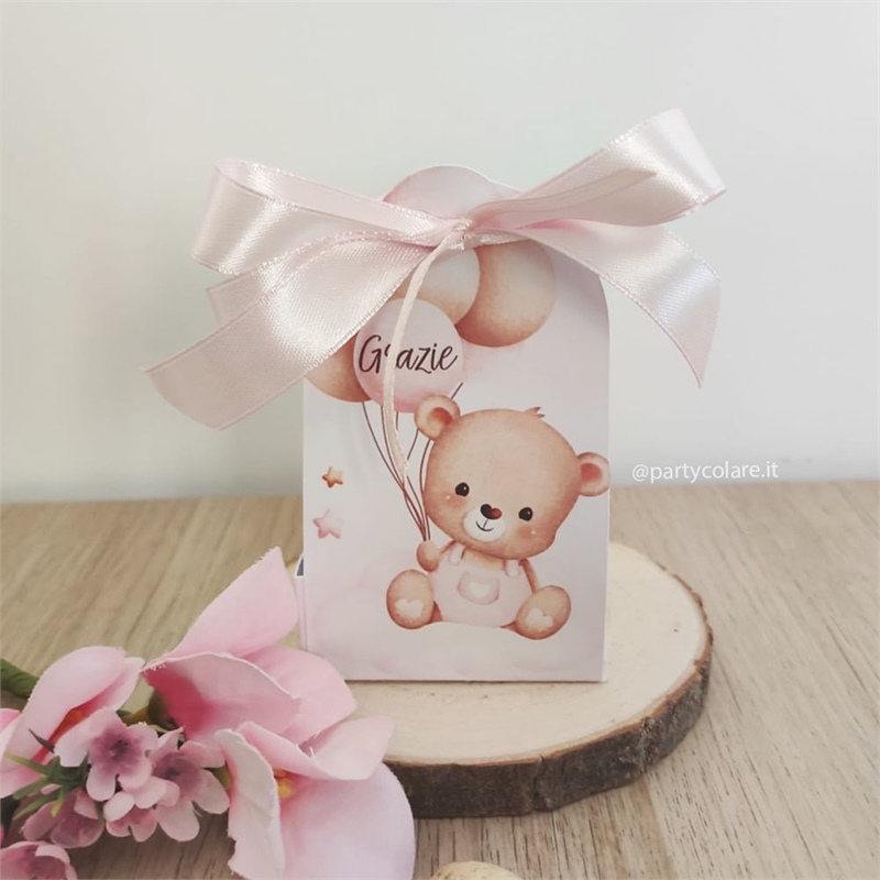 Scatola Orsetto rosa