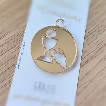 Applique calice e uva prima comunione