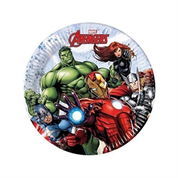 Piatti 20 cm Avengers 8 pezzi