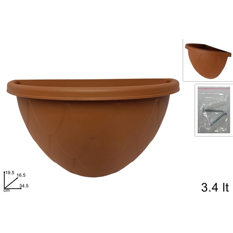 Vaso Per Parete Mezza Luna 