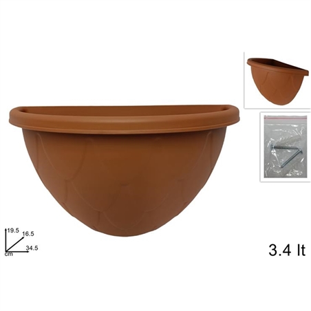 Vaso Per Parete Mezza Luna 