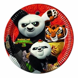 Piatti Kung Fu Panda 23 cm 8 pezzi