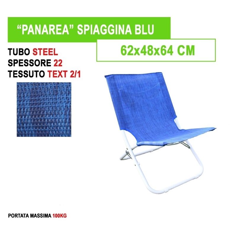 Spiaggina Panarea Text 2/1 Blu