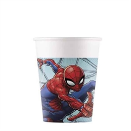 Bicchieri 200 cc Spiderman Team Up 8 pezzi