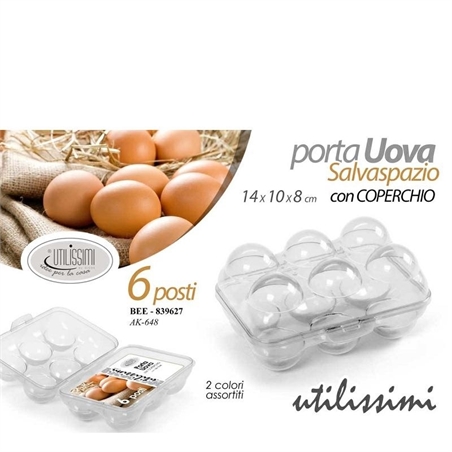 Porta Uova In Plastica 6 Posti