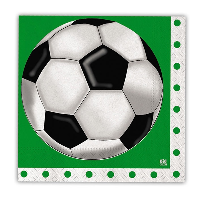 Tovaglioli calcio  33X33 20 pezzi