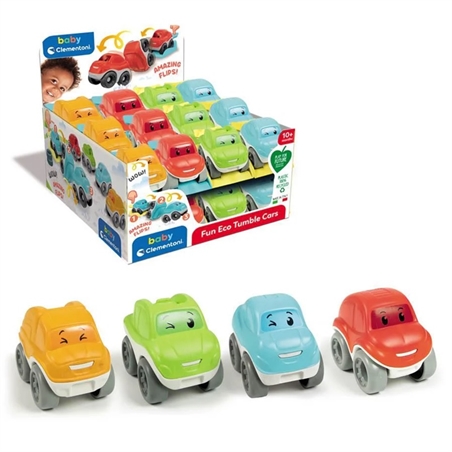 Clementoni Macchinine per Bambini Fun Eco Tumble Cars Assortite