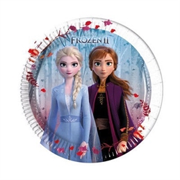  Piatto in carta 20 cm Frozen II 8 pezzi
